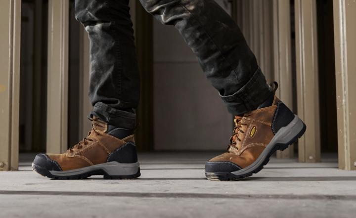 Evanston 6" ESD Carbon-Fiber Toe Leather Work Boot | Men KEEN Boots