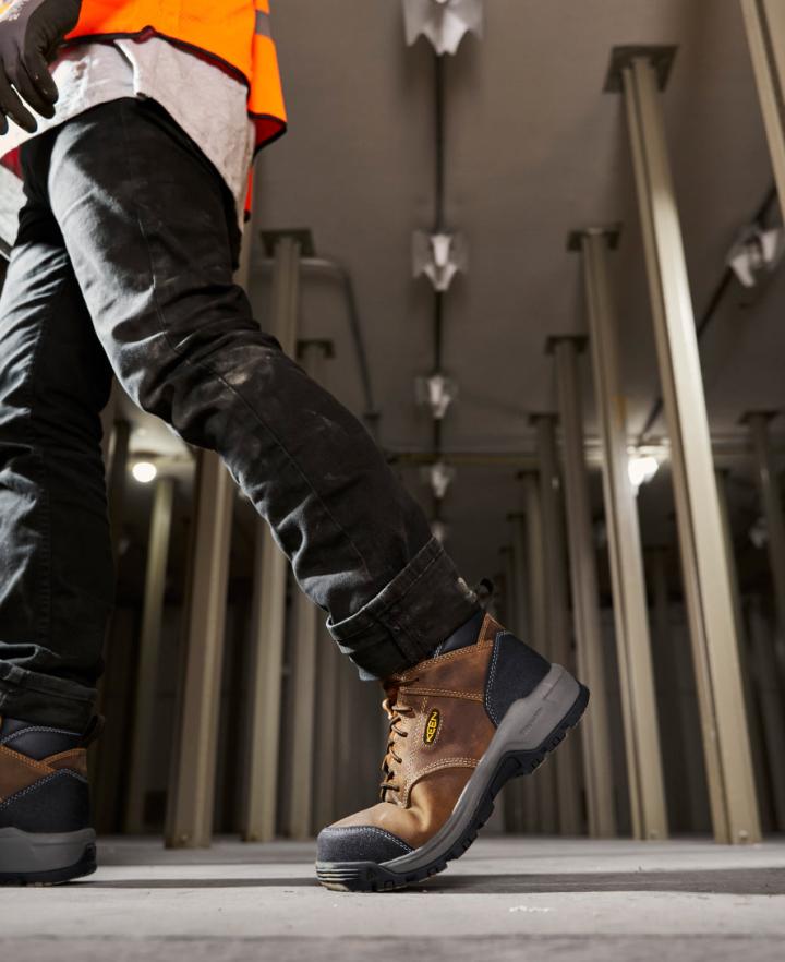 Evanston 6" ESD Carbon-Fiber Toe Leather Work Boot | Men KEEN Boots