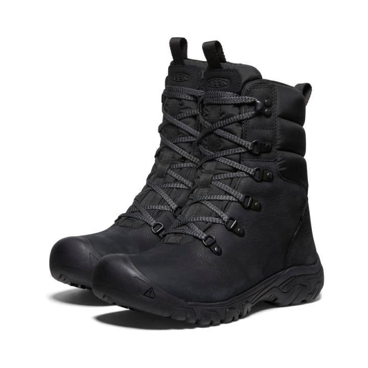 Greta Boot Waterproof Black Leather Performance Boot | Women KEEN Winter