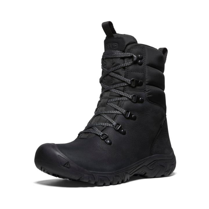 Greta Boot Waterproof Black Leather Performance Boot | Women KEEN Winter