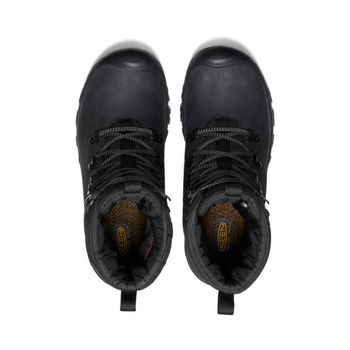 Greta Boot Waterproof Black Leather Performance Boot | Women KEEN Winter