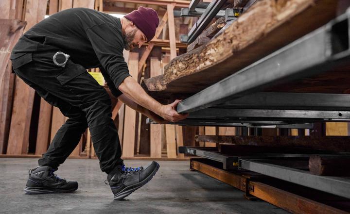 Grey Work Boots - Red Hook Mid WP | Men KEEN Boots