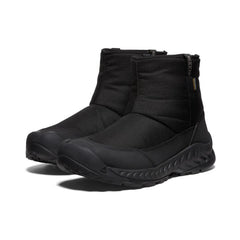 Hood NXIS Pull On Waterproof Black Boot | Men KEEN Boots
