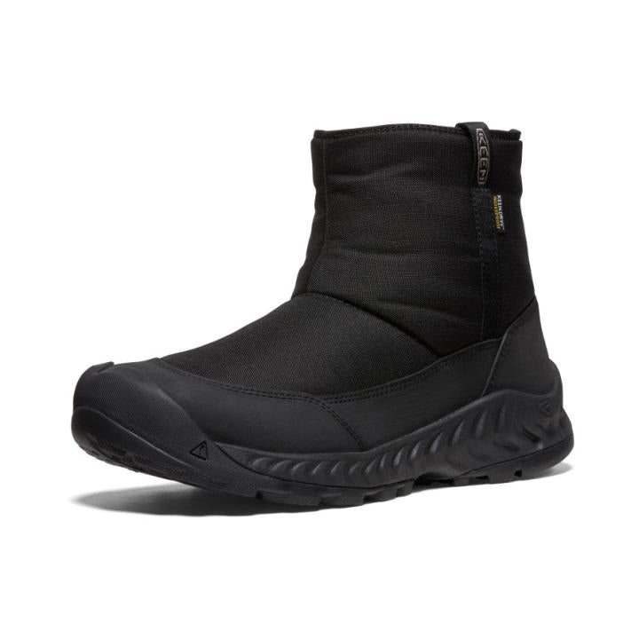 Hood NXIS Pull On Waterproof Black Boot | Men KEEN Boots