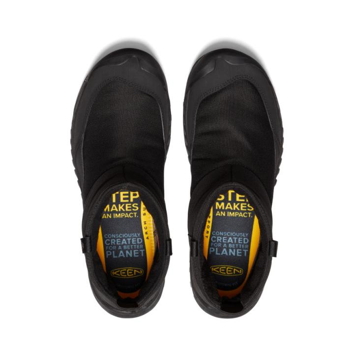 Hood NXIS Pull On Waterproof Black Boot | Men KEEN Boots