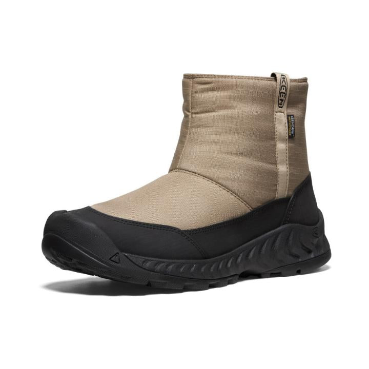 Hood NXIS Pull On Waterproof Brown Boot | Men KEEN Boots