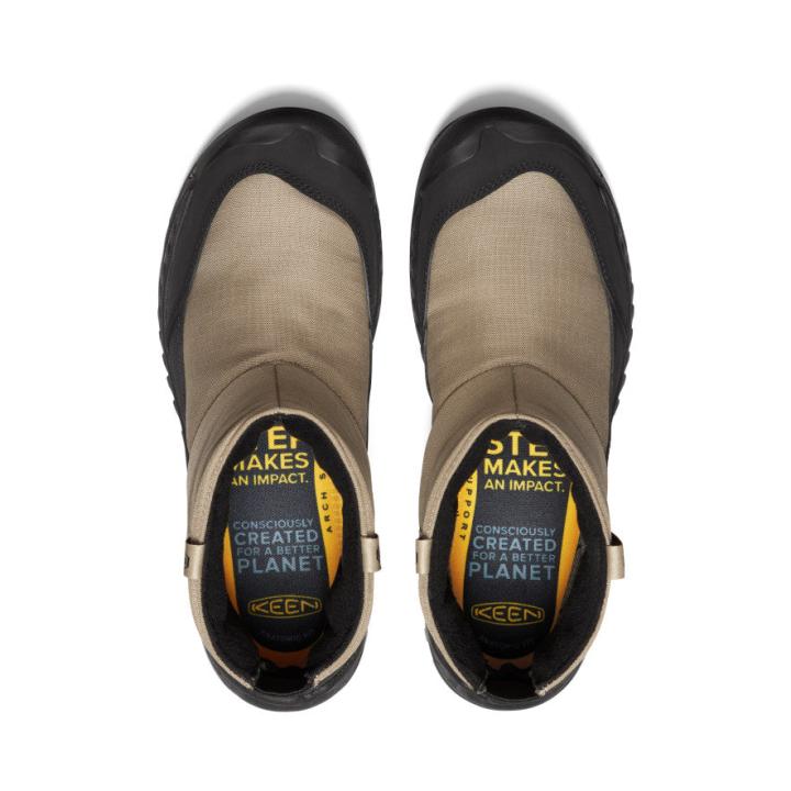 Hood NXIS Pull On Waterproof Brown Boot | Men KEEN Boots