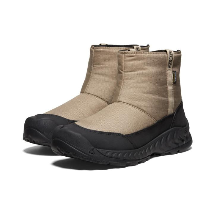 Hood NXIS Pull On Waterproof Brown Boot | Men KEEN Casual