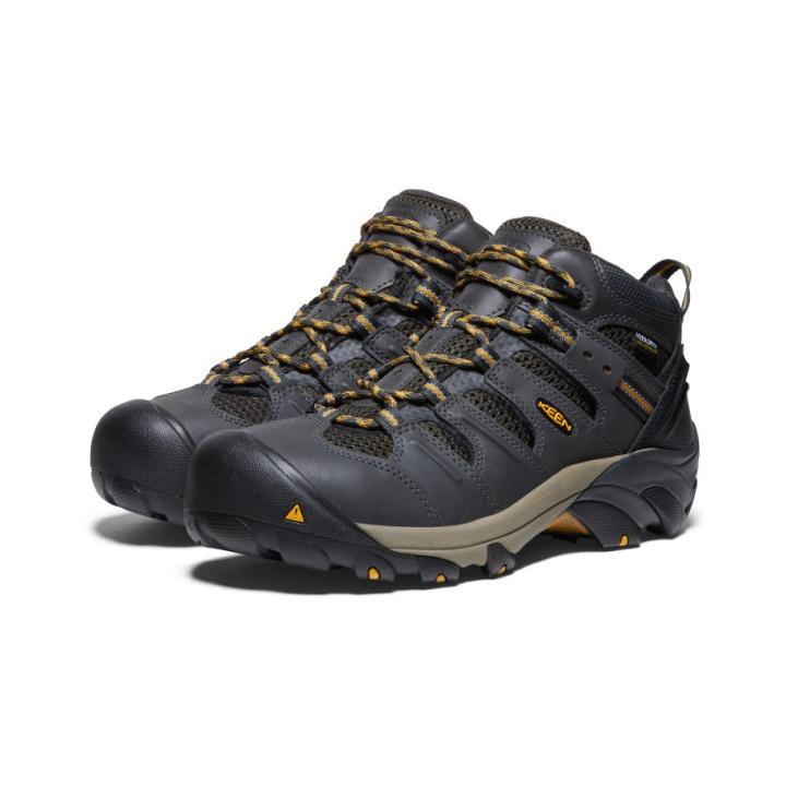 Lansing Waterproof Mid (Steel Toe) | Men KEEN Boots