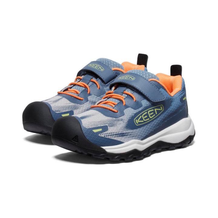 Little Kids' Wanduro Speed Vintage Indigo/Tangerine Shoe | Kids KEEN Shoes