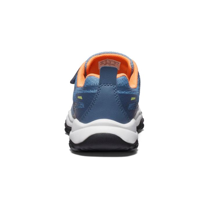 Little Kids' Wanduro Speed Vintage Indigo/Tangerine Shoe | Kids KEEN Shoes