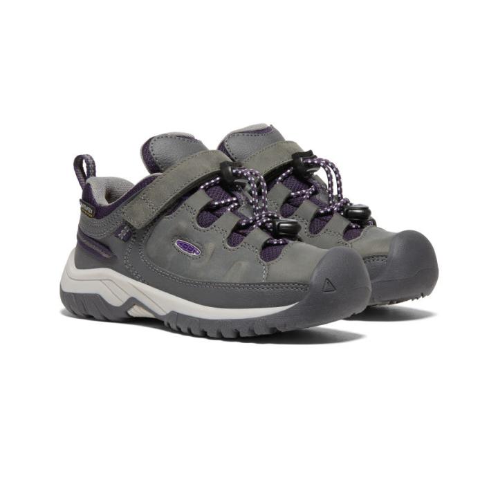 Little Kids' Waterproof Grey Hiking Shoes - Targhee Low WP | Kids KEEN Playground
