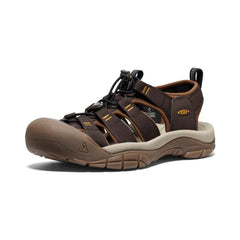 Newport H2 Java/Golden Yellow Closed Toe Sandal | Men KEEN Hike