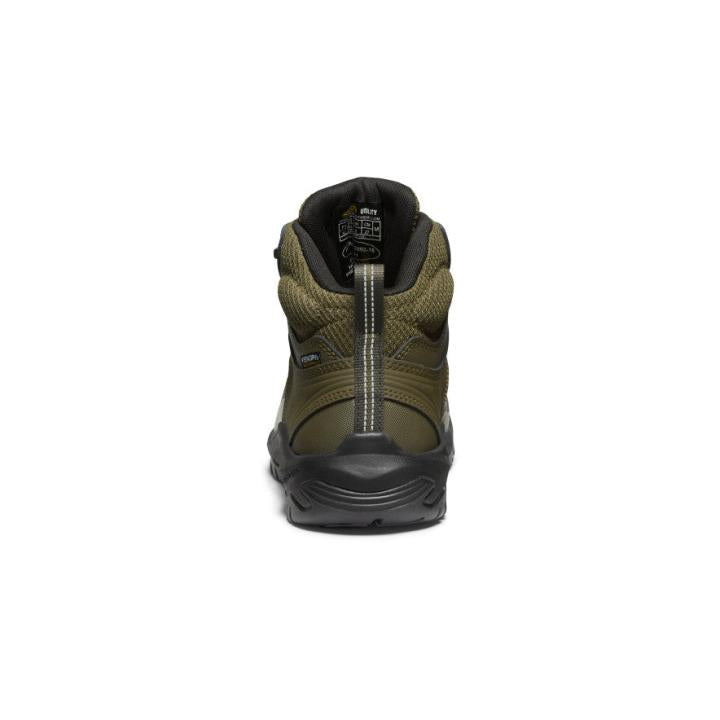 Olive Green Work Boots, Soft Toe - Reno Mid KBF WP | Men KEEN Boots