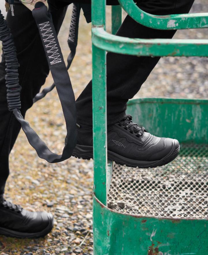 Olive Green Work Boots, Soft Toe - Reno Mid KBF WP | Men KEEN Boots