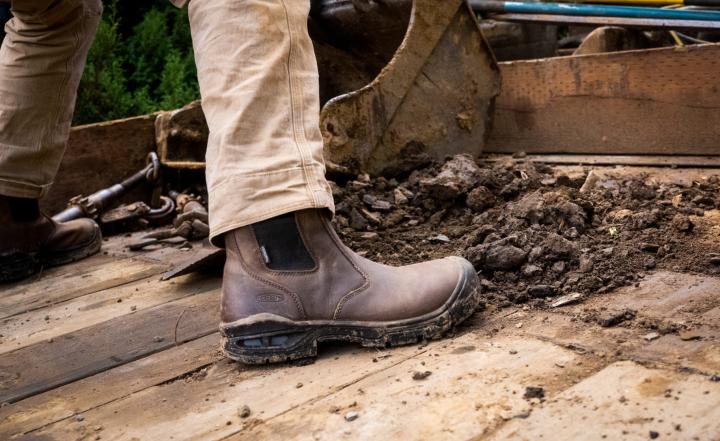 Pull-On Waterproof Work Boots - Juneau Romeo | Men KEEN Boots