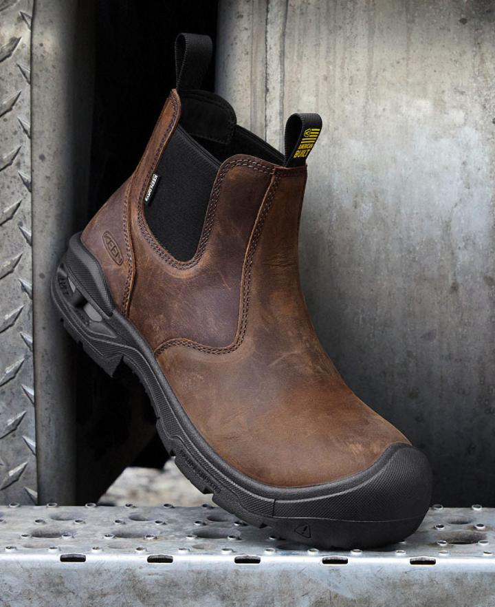 Pull-On Waterproof Work Boots - Juneau Romeo | Men KEEN Boots