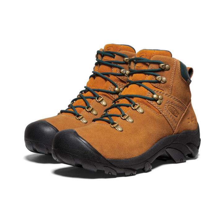 Pyrenees Brown Leather Hiking Boot | Men KEEN Boots