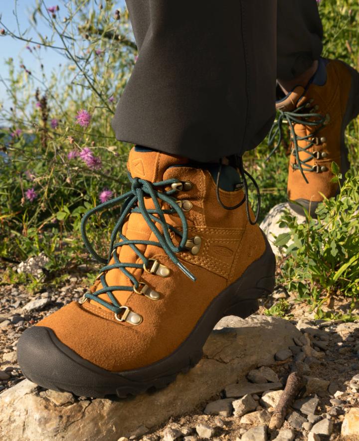 Pyrenees Brown Leather Hiking Boot | Men KEEN Hike