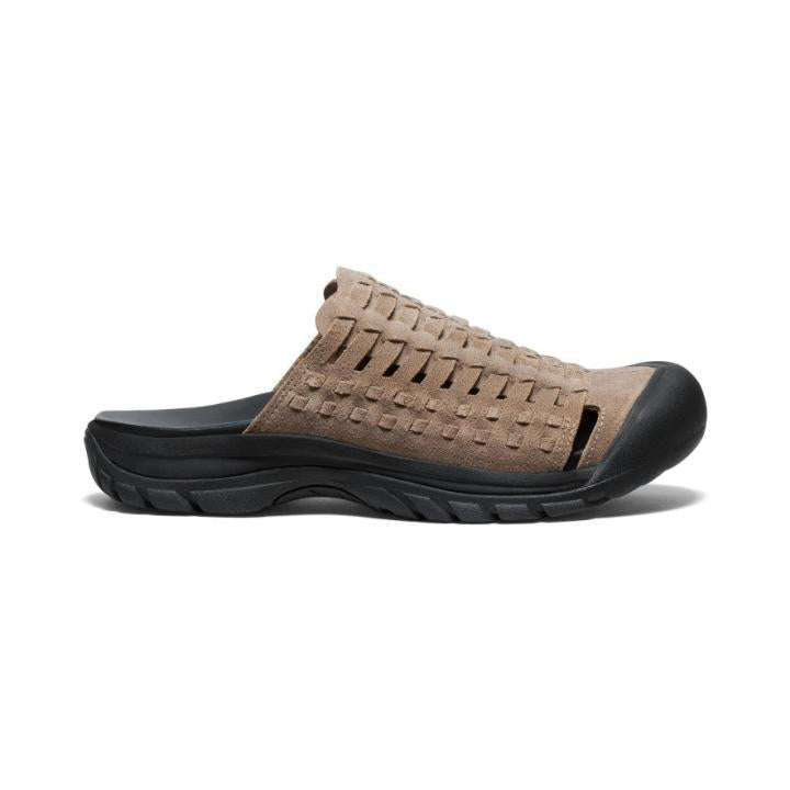 San Juan II Taupe Gray/Black Leather Sandal | Men KEEN Casual
