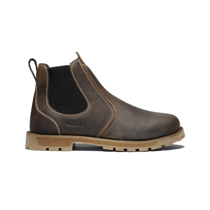 Seattle Romeo (Soft Toe) Cascade Brown/Black | Men KEEN Boots