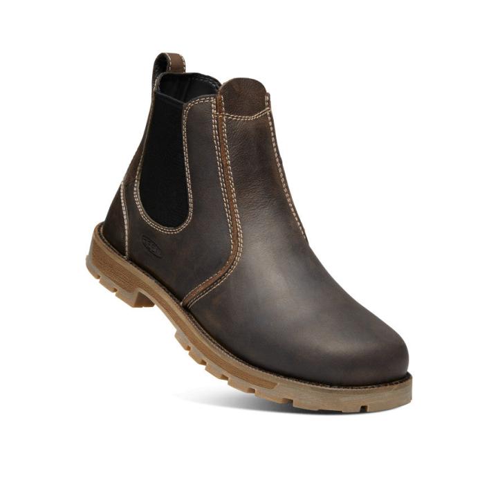 Seattle Romeo (Soft Toe) Cascade Brown/Black | Men KEEN Boots