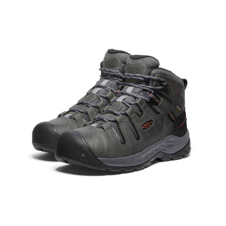 Soft Toe Waterproof Work Boots - Flint II | Men KEEN Boots