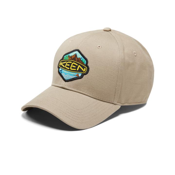 Tan KEEN Badge Hat | Men KEEN Accessories