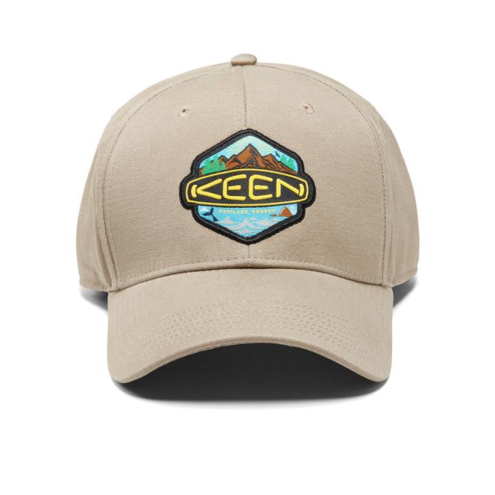 Tan KEEN Badge Hat | Men KEEN Accessories