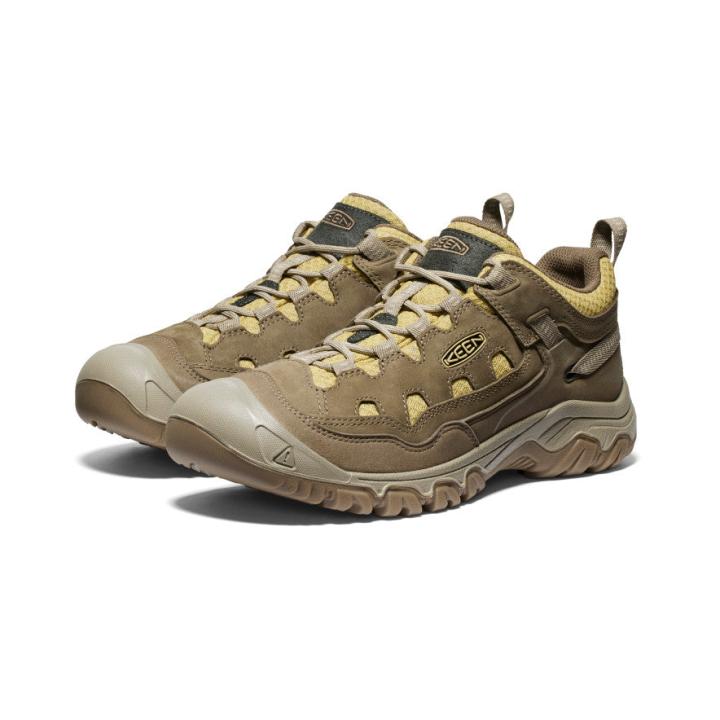 Targhee IV Vent Canteen/Khaki Leather Hiking Shoe | Men KEEN Hike