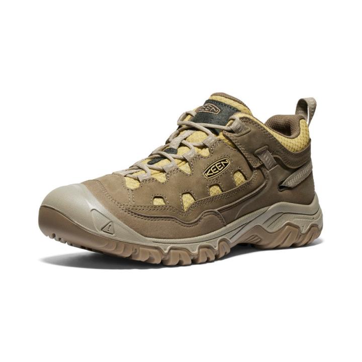 Targhee IV Vent Canteen/Khaki Leather Hiking Shoe | Men KEEN Hike