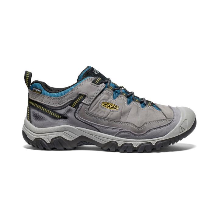 Targhee IV Waterproof Steel Grey/Antique Moss Leather Hiking Shoe | Men KEEN Shoes