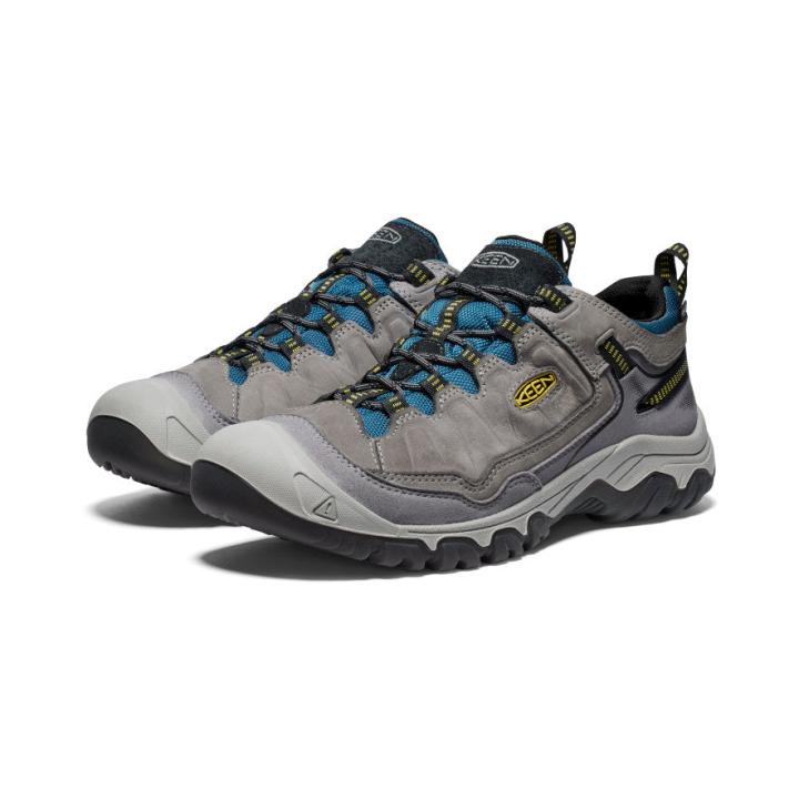 Targhee IV Waterproof Steel Grey/Antique Moss Leather Hiking Shoe | Men KEEN Shoes