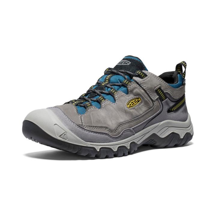 Targhee IV Waterproof Steel Grey/Antique Moss Leather Hiking Shoe | Men KEEN Shoes
