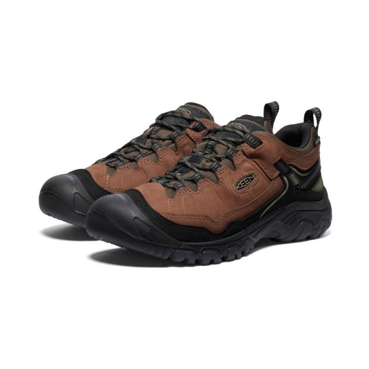 Targhee IV Waterproof Wide Brown Leather Hiking Shoe | Men KEEN Hike