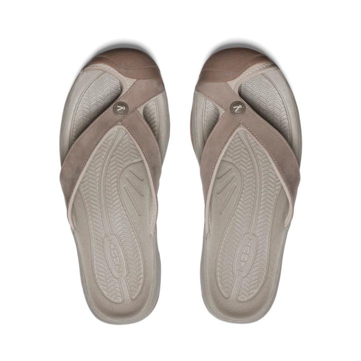 Waimea Brindle/Birch Leather Flip-Flop | Men KEEN Sandals