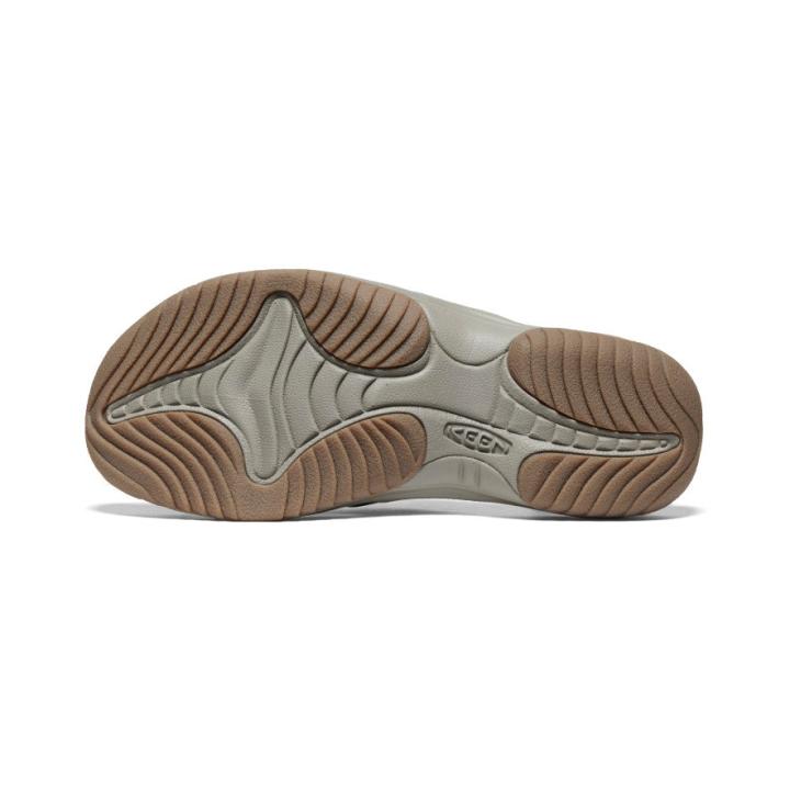Waimea Java/Plaza Taupe Leather Flip-Flop | Men KEEN Sandals