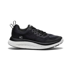 WK400 Black/White Leather Walking Shoe | Men KEEN Shoes
