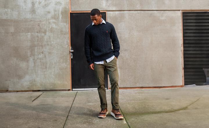 WK400 Leather Brown Leather Walking Shoe | Men KEEN Shoes