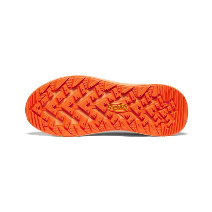 WK400 Tangerine Leather Walking Shoe | Men KEEN Shoes