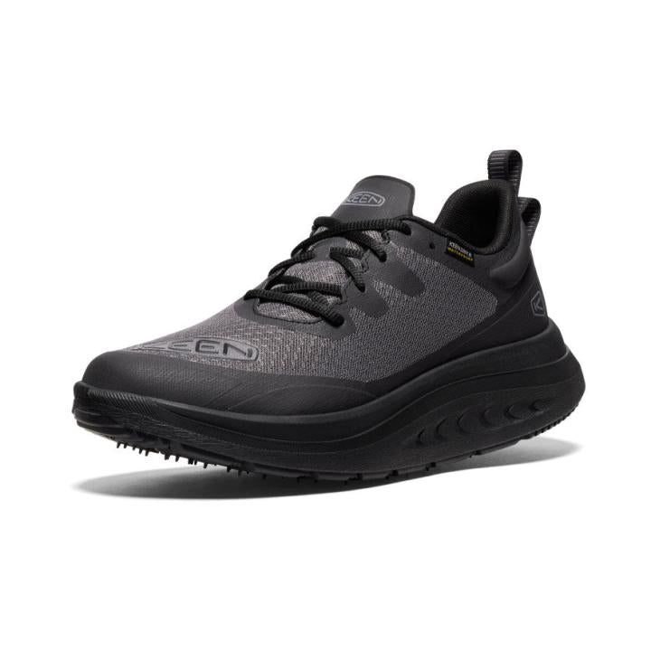 WK400 Waterproof Black Walking Shoe | Men KEEN Shoes