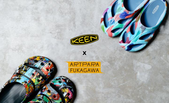 Yogui Arts Clog X ARTPARA FUKAGAWA | Women KEEN Slip-Ons