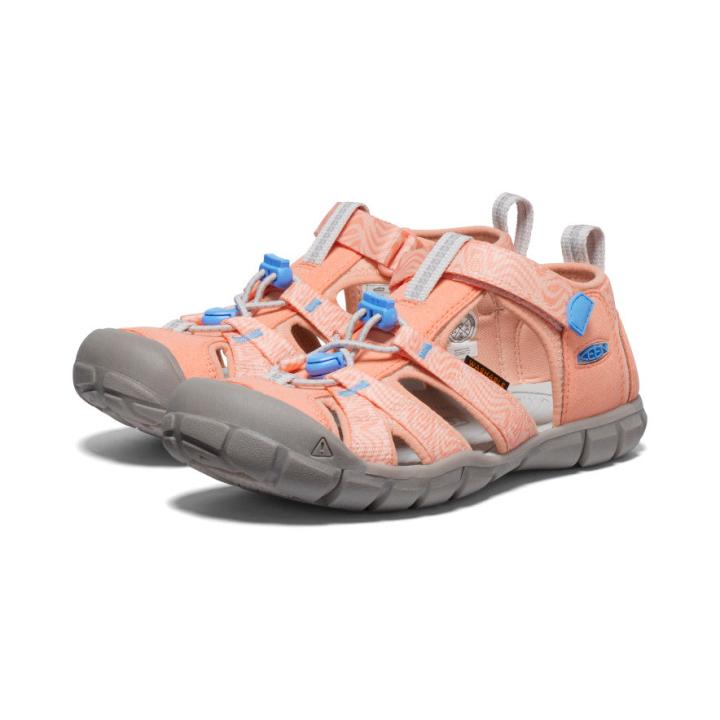 Youth Orange Water Sandals - Seacamp II CNX | Kids KEEN Playground