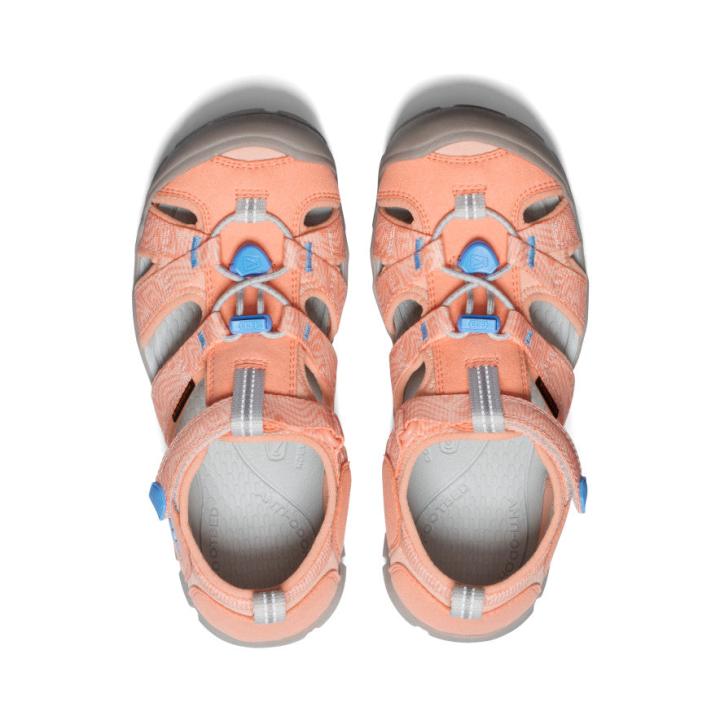 Youth Orange Water Sandals - Seacamp II CNX | Kids KEEN Water