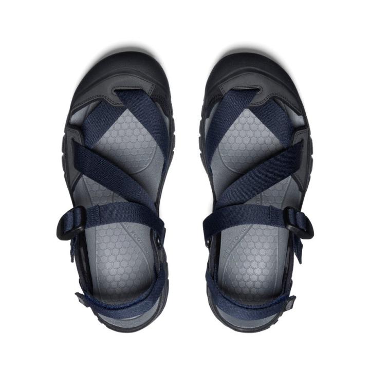 Zerraport II Sky Captain/Black Closed Toe Sandal | Men KEEN Sandals
